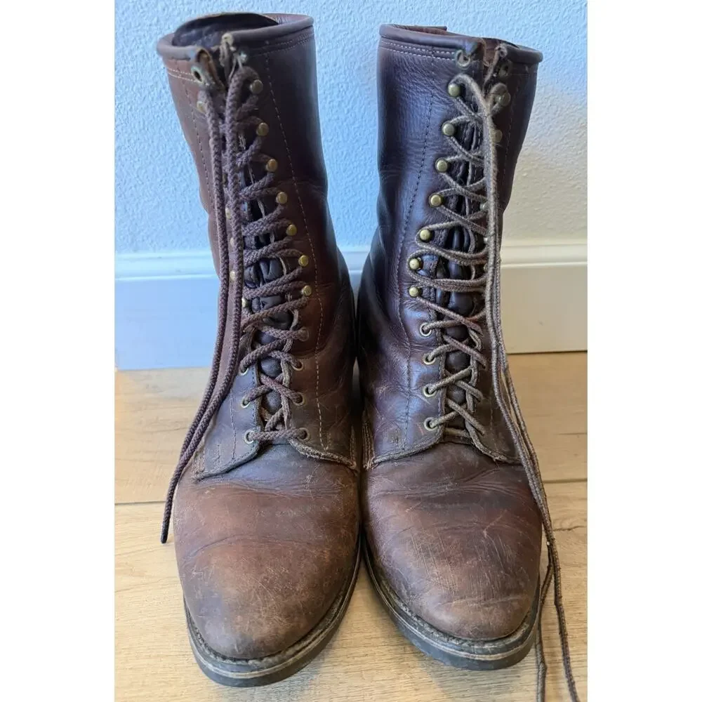 Double H 9581 Sub Zero Packer Boots Mens 11 EE Brown Leather Lace Up Insulated